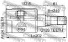 FEBEST 1411-REXIIAWD Joint, drive shaft